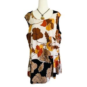 🌟Host Pick!🌟 Laura Plus bold floral sleeveless top